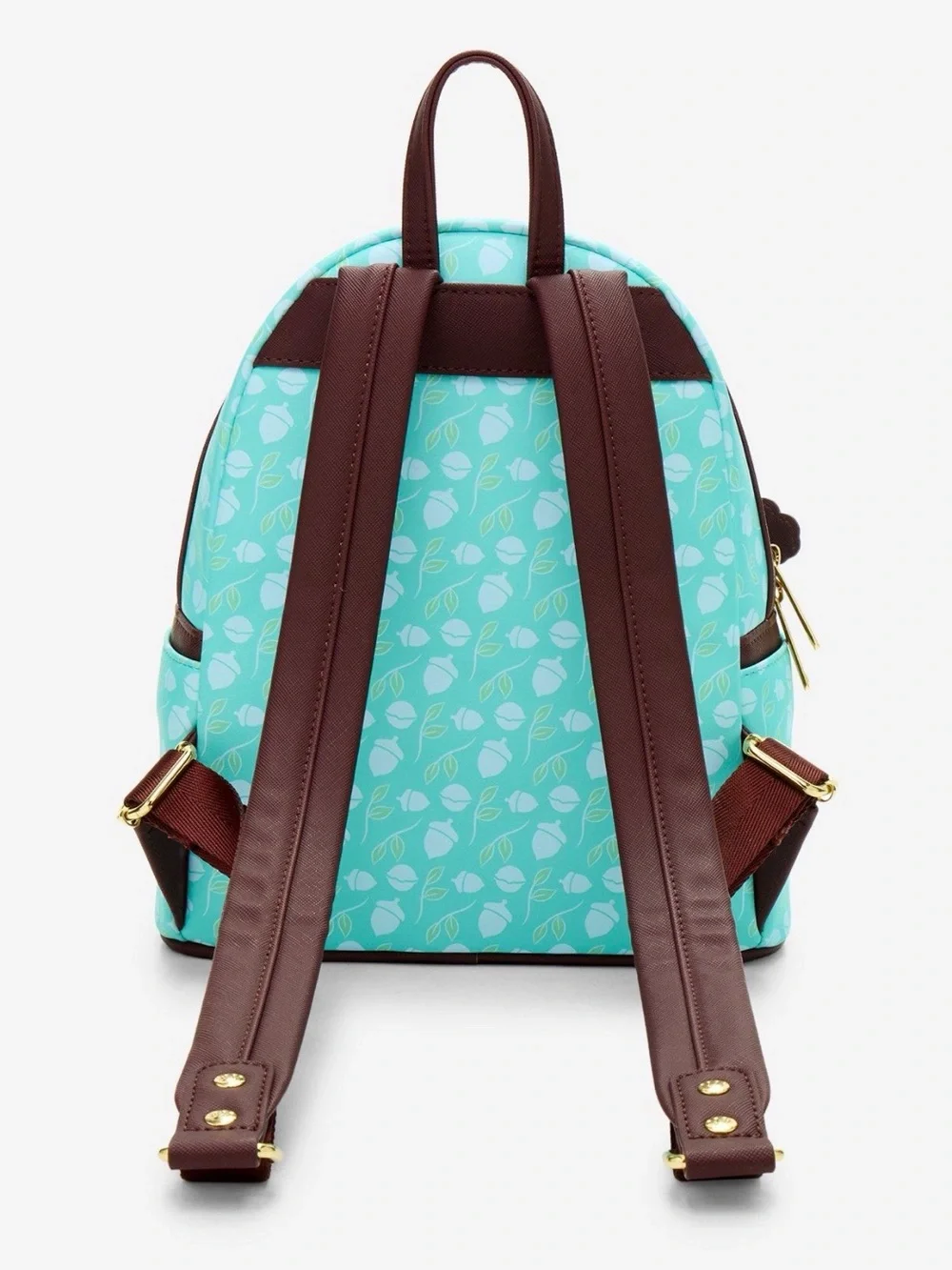 New Loungefly Disney Chip & Dale Acorn Pile Chenille Mini Backpack